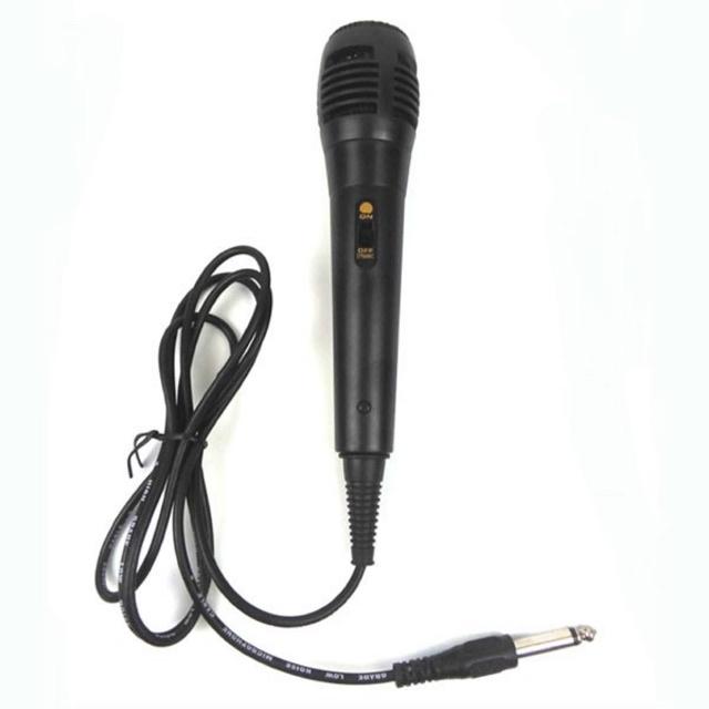 Micro Hát Karaoke Có Dây Giá Rẻ ( Sử Dụng Cho Tất Cả Các Loa Như P88, P89, 996, 669, 802, A061, F4, F5, F6 )