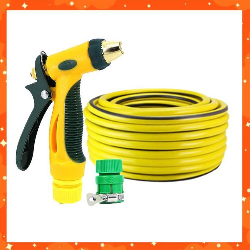 Bộ dây vòi xịt nước rửa xe,tưới cây tăng áp 3 lần 15M 206317