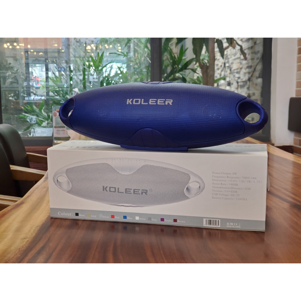 Loa bluetooth S2035 nghe nhạc bluetooth cực hay có Fm usb thẻ nhớ với thiết kế hình dạng bầu dục nhỏ gọn tiện lợi, dễ dàng di chuyển