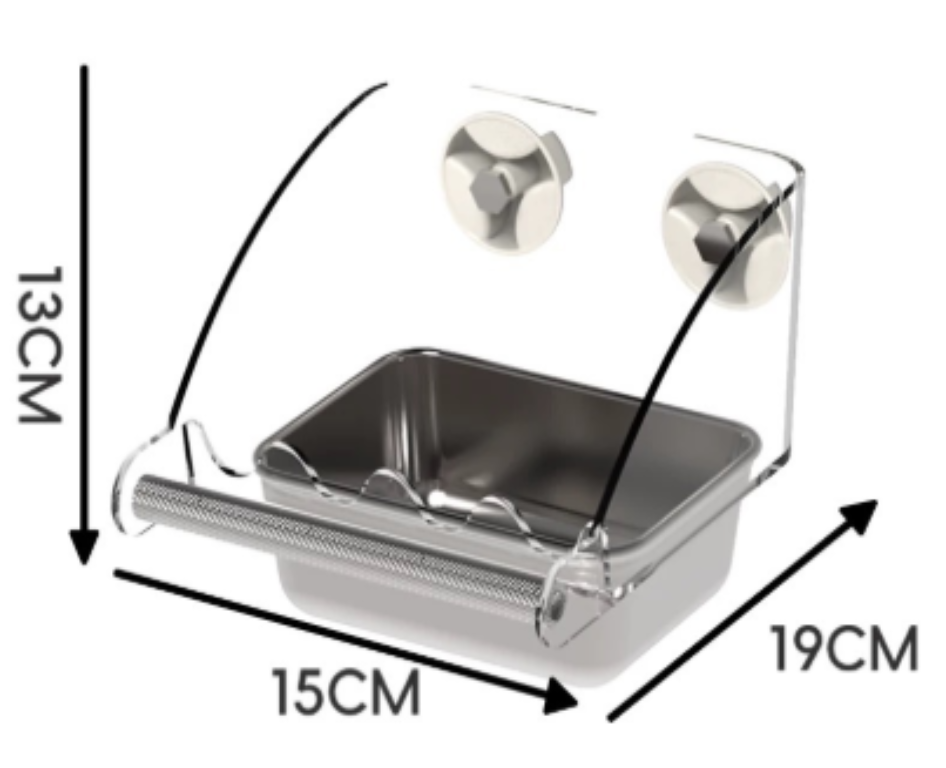 1 khay ăn cao cấp (KACC10)  (15 *19*13) kết hợp cây đậu nhôm mài móng