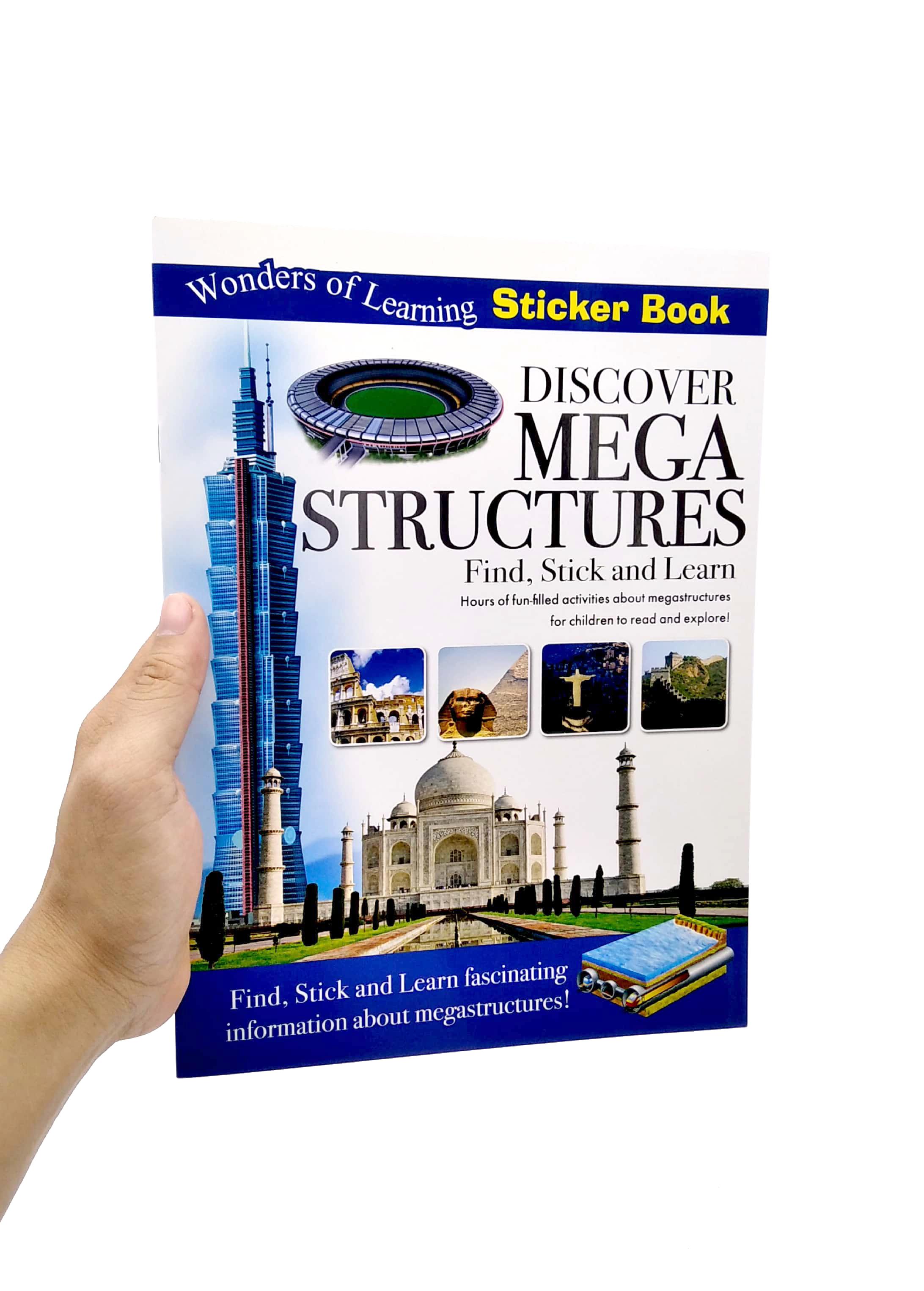 Hình ảnh Wonders Of Learning - Sticker Book - Discover Megastructures