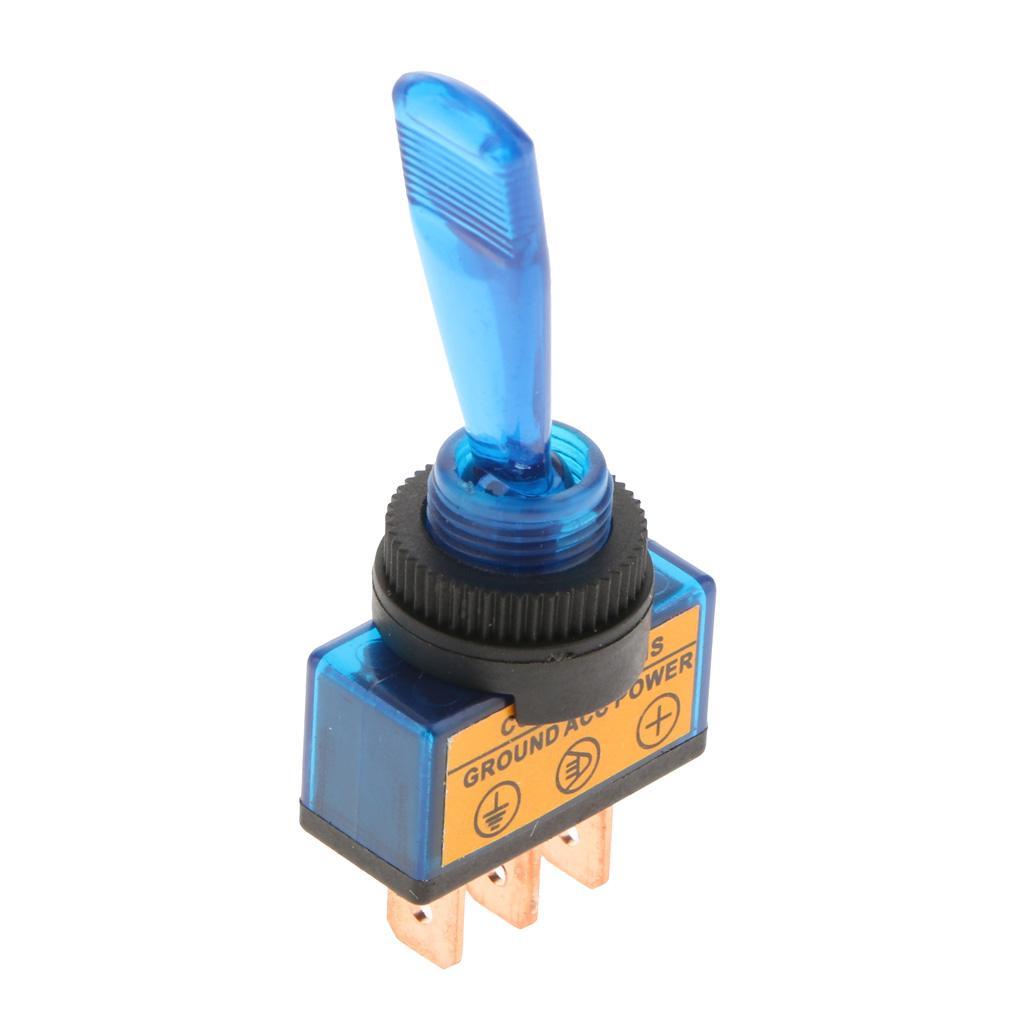 2-7pack 12V 20A LED Light OFF/ON SPST Toggle Rocker Switch 3Pin Car Boat Sales