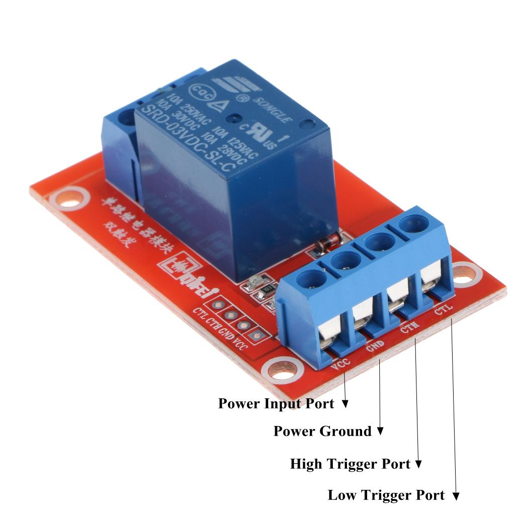 3V 1 Channel Relay Board Module Optocoupler LED for   PiC ARM AVRC