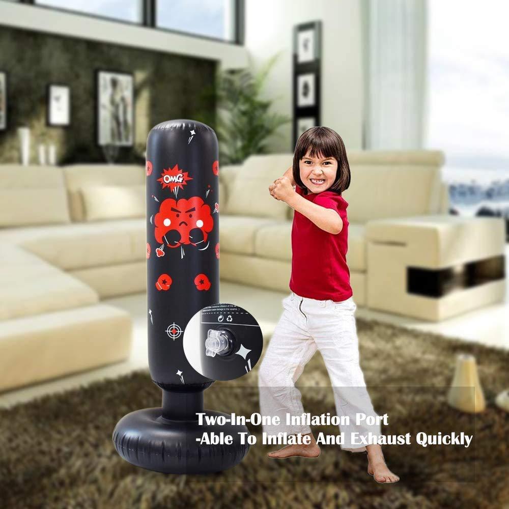 Bấm bóng 120cm, bơm hơi cho trẻ em, túi thức ăn với sự phục hồi ngay lập tức, để thực hành Taekwondo Karate MMA