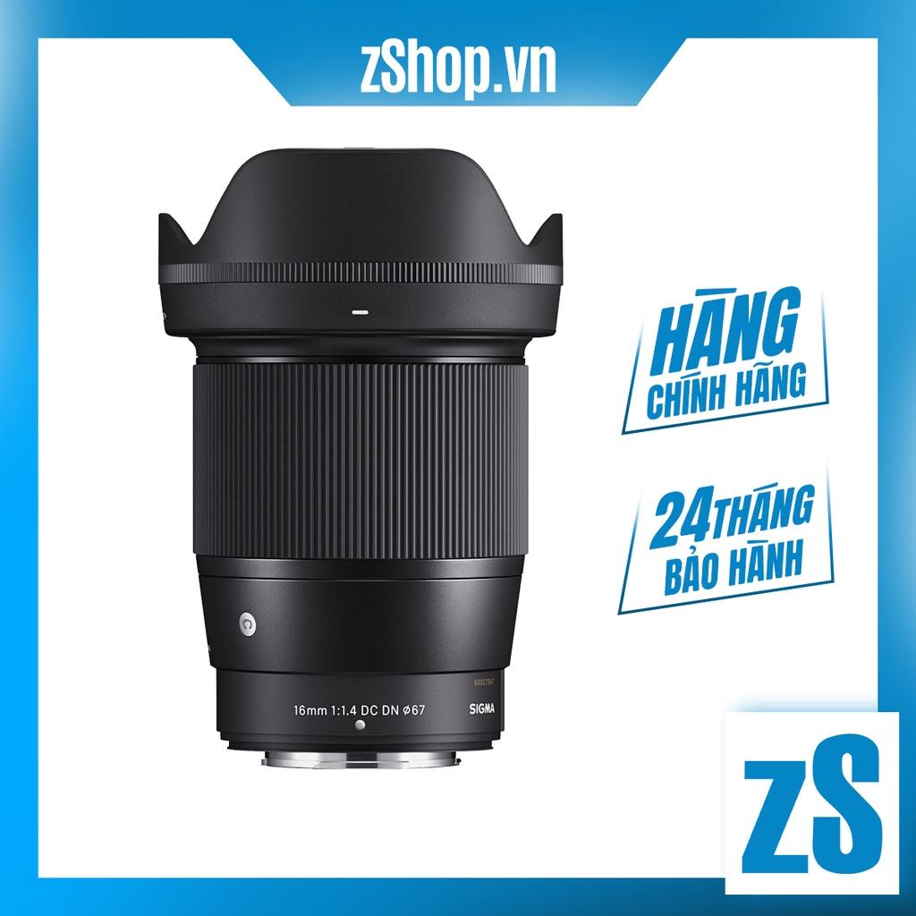 Ống Kính Sigma 16mm f/1.4 DC DN cho Fujifilm X