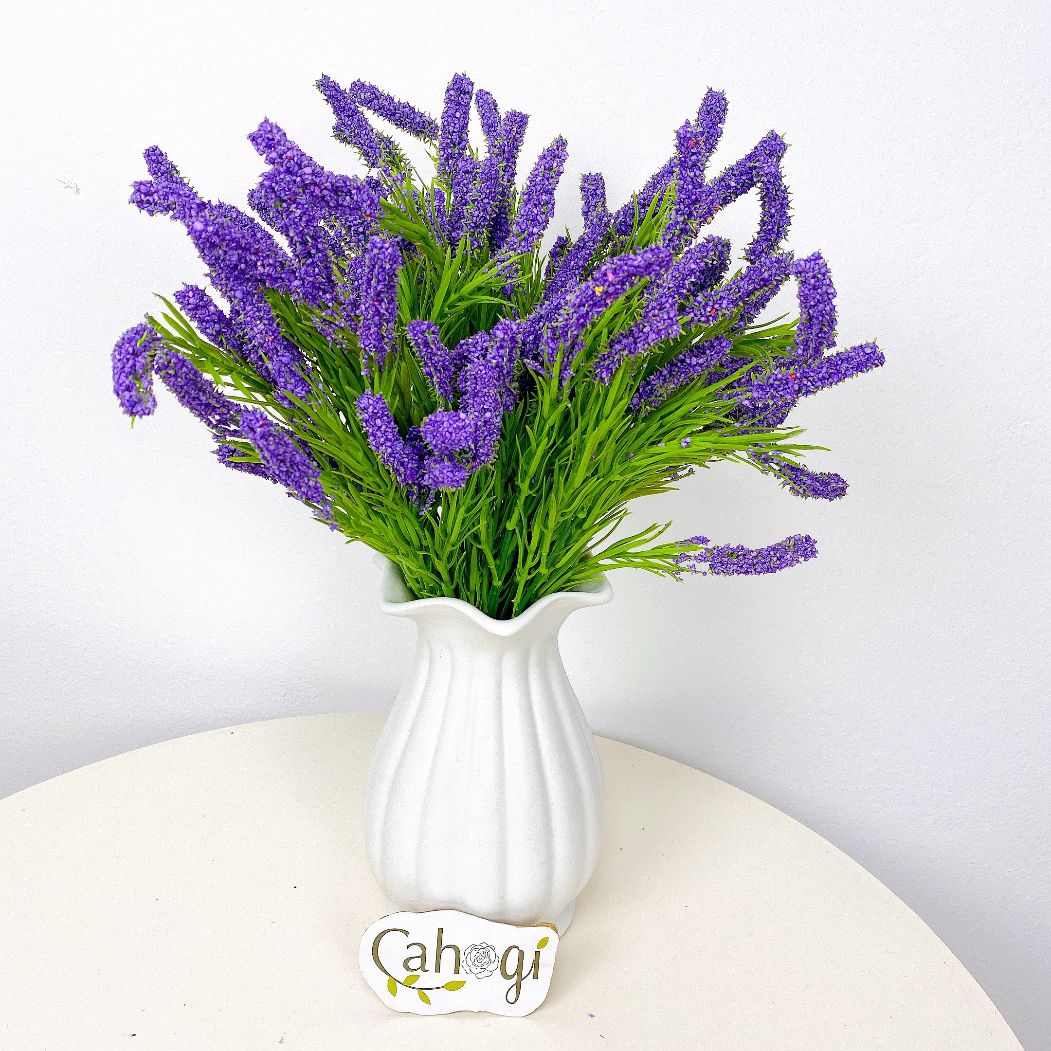 combo 5 Chùm Hoa Giả Lavender Xốp Siêu Đẹp 45 Cm