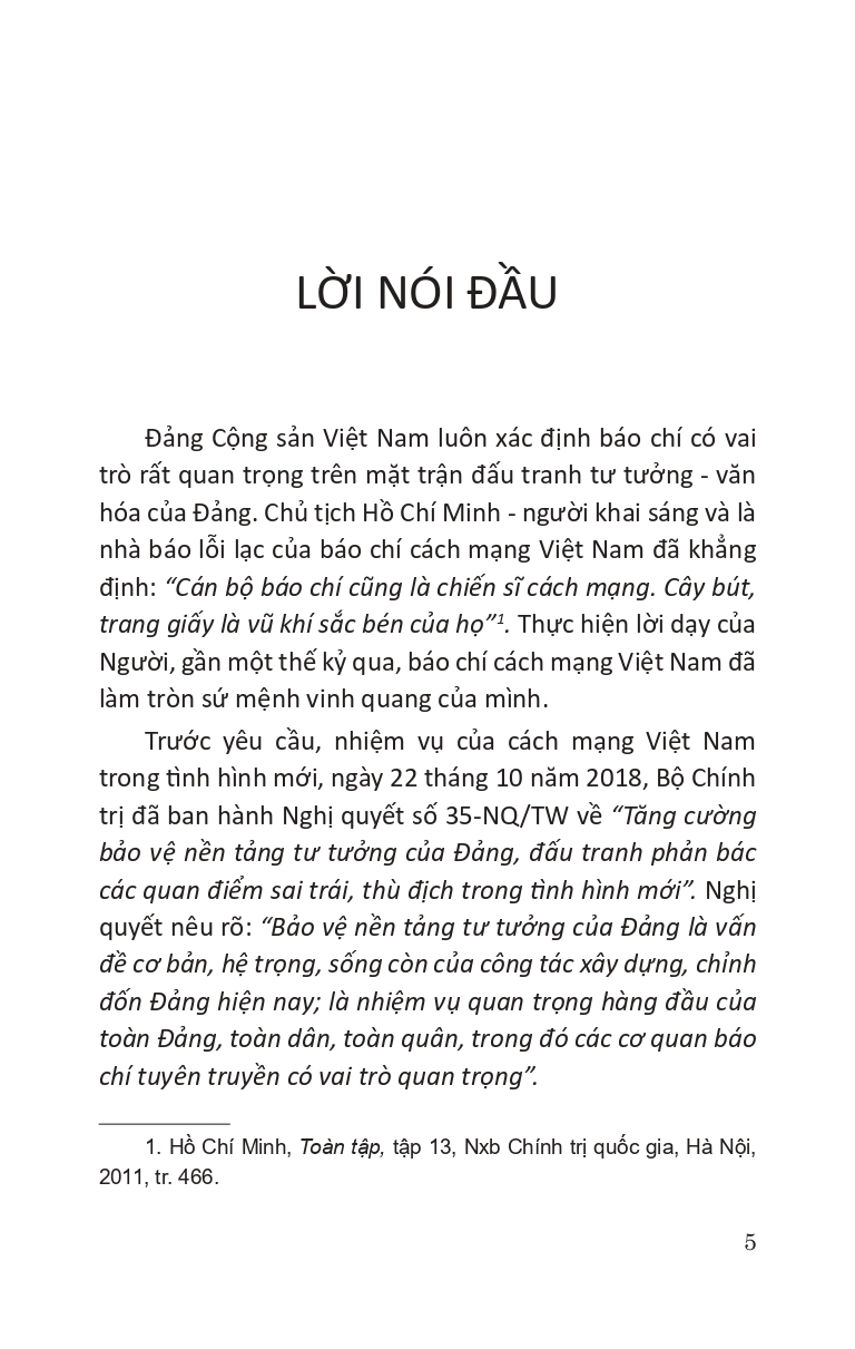 Bảo Vệ Nền Tảng Tư Tưởng Của Đảng Trong Tình Hình Mới