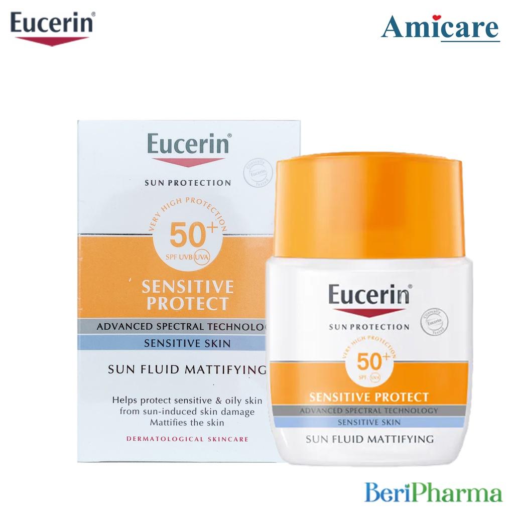 Eucerin Kem Chống Nắng Sun Mattifying Fluid 50+ 50ml