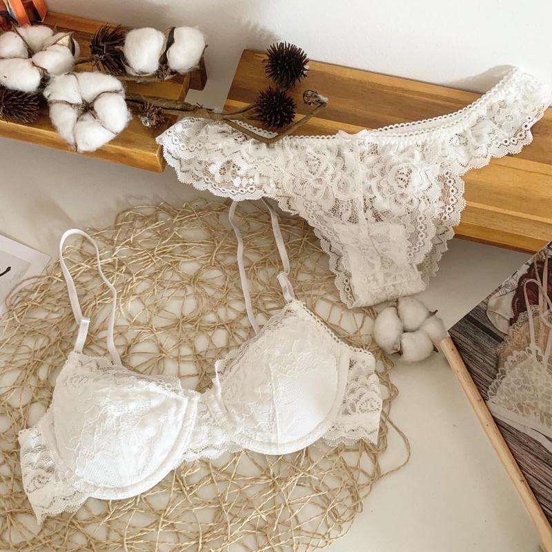 Emily set - set ren gọng cup nhỏ