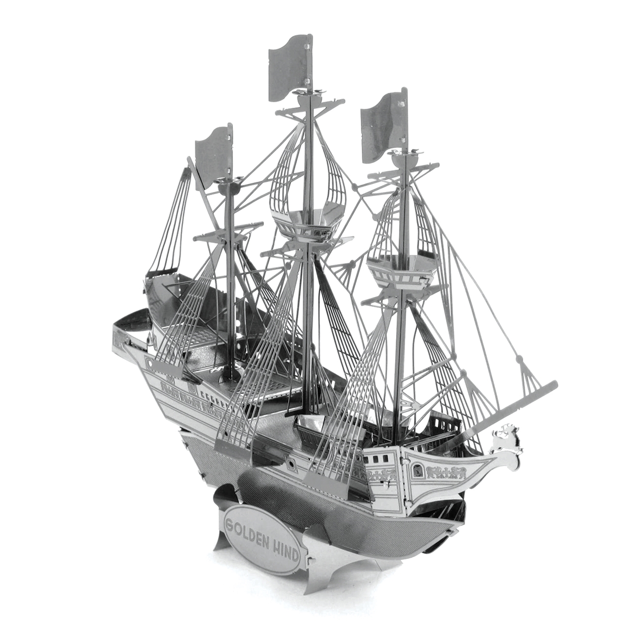 MÔ HÌNH KIM LOẠI 3D ĐẸP - ĐỘC - LẠ: THUYỀN GOLDEN HIND - Mô Hình Sưu Tầm, Mô Hình Trang Trí, Quà Tặng Mô Hình