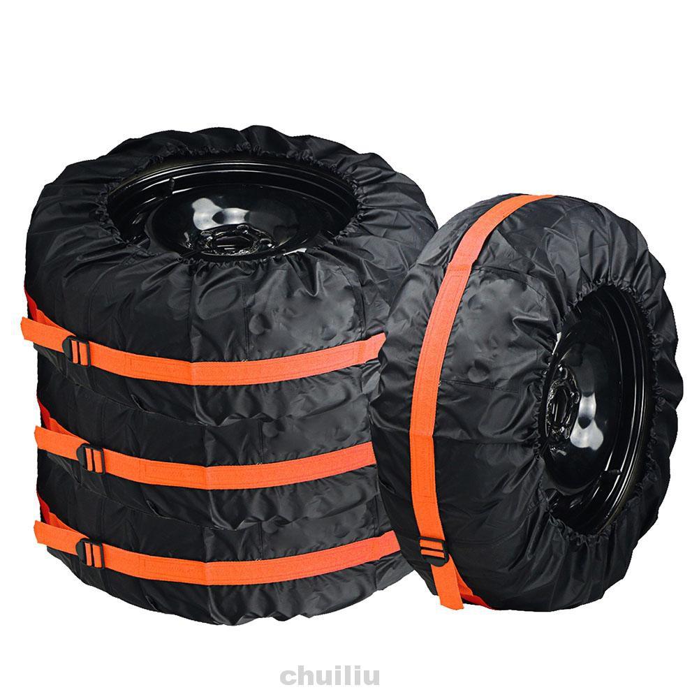 Set 4 Tấm Phủ Chống Bụi Cho Bánh Xe Ô Tô