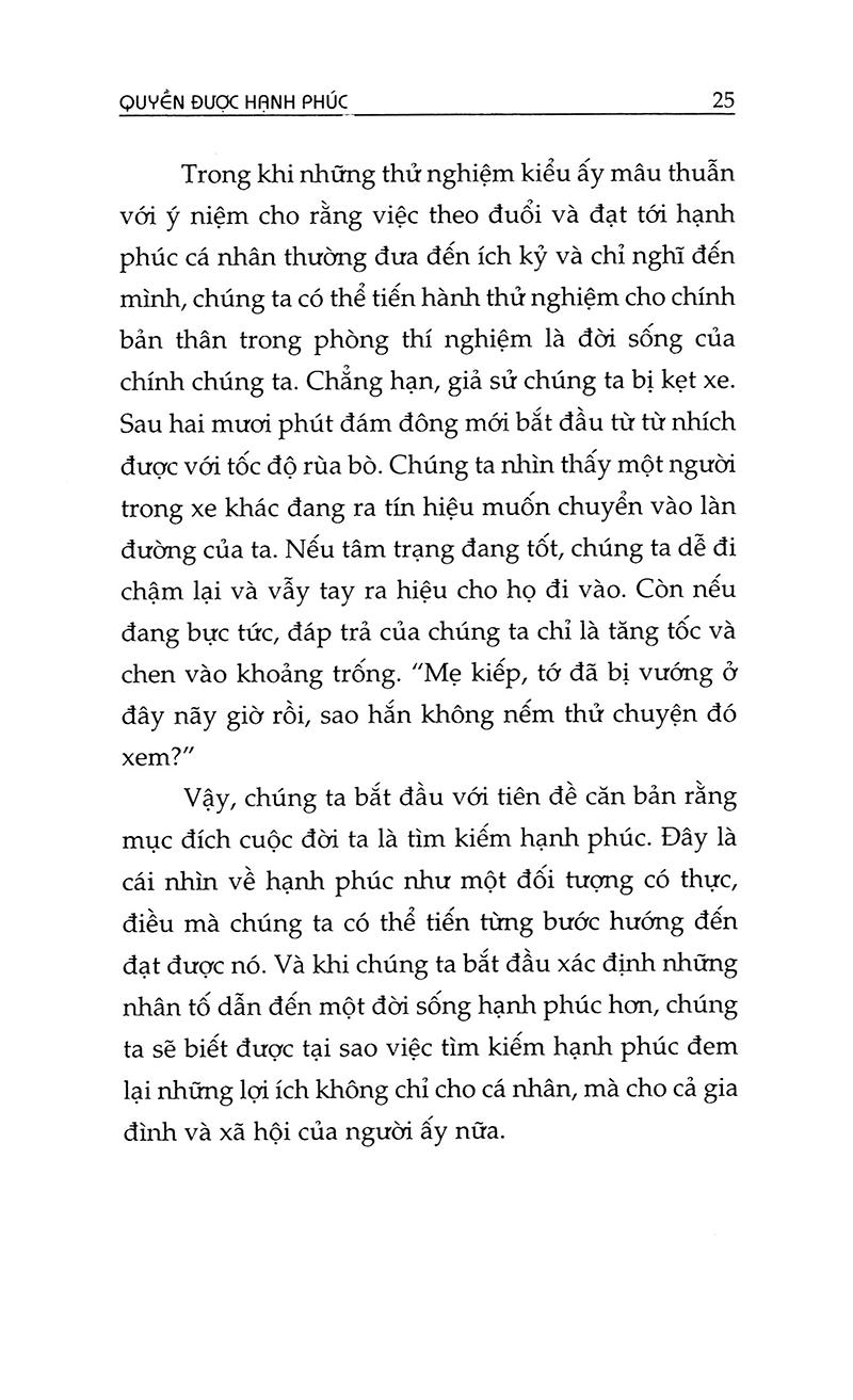 Sách Sống Hạnh Phúc - Cẩm Nang Cho Cuộc Sống (Tái Bản 2020)