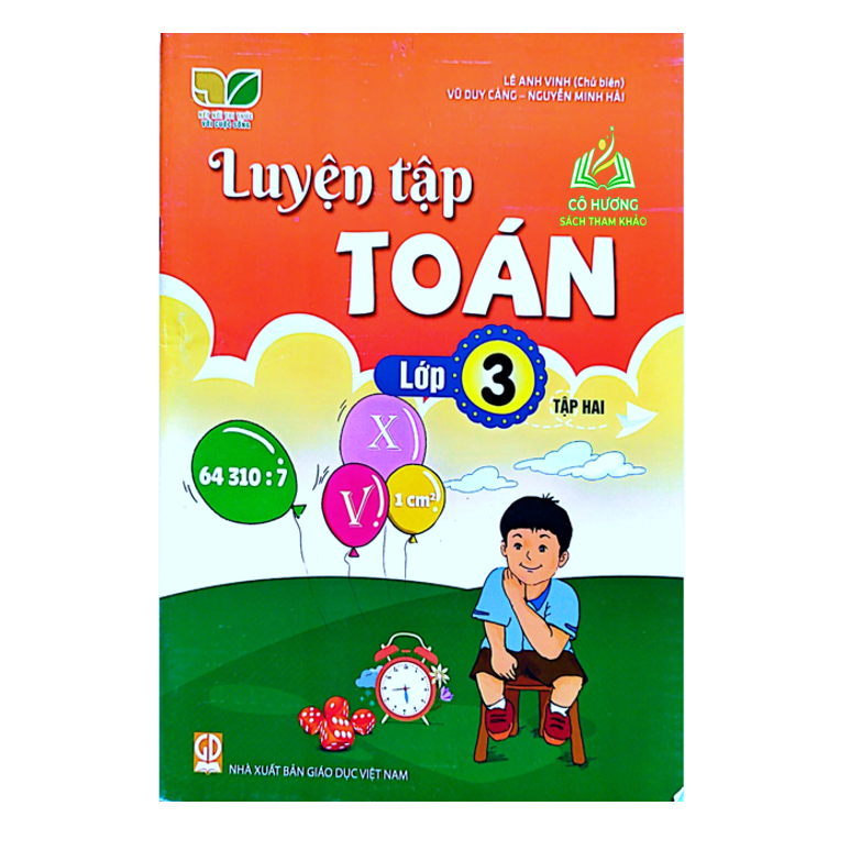 Sách - Luyện tập toán lớp 3  tập 2  - ĐN