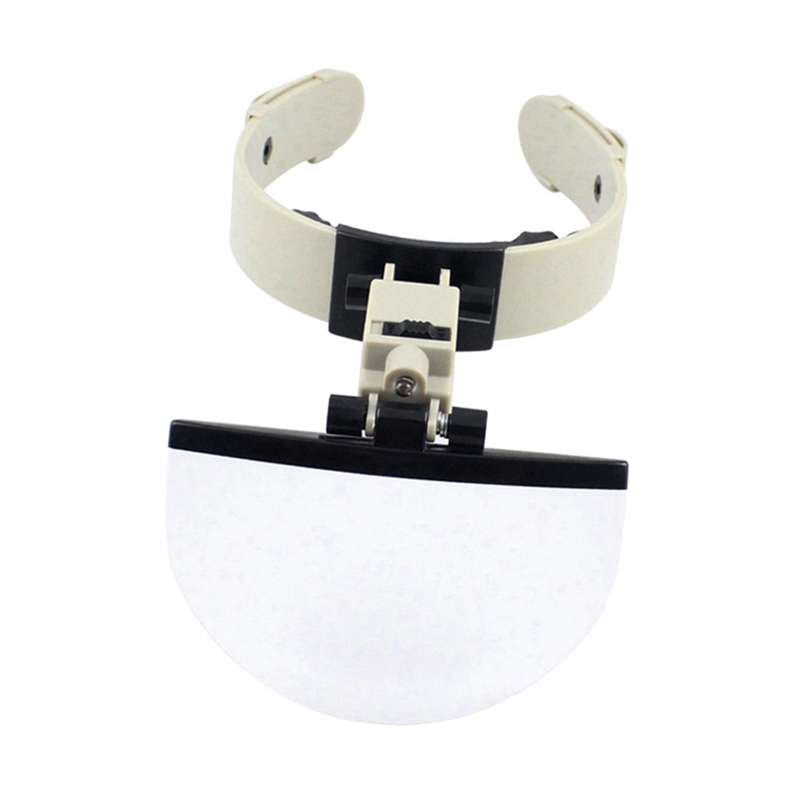 Head Mounted   LED Illuminated Optical Lens for Reading Watch Repair