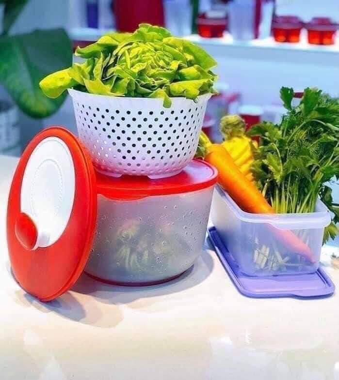 Dụng cụ quay rau Spinning Chef Tupperware - Hàng chính hãng