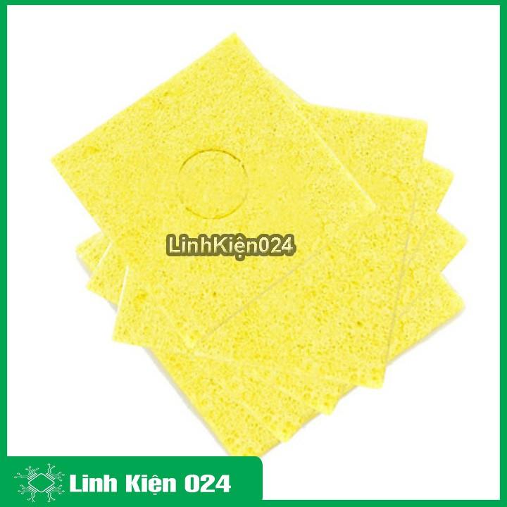 Bọt biển chùi mỏ hàn 6x6 cm (Loại Xịn )