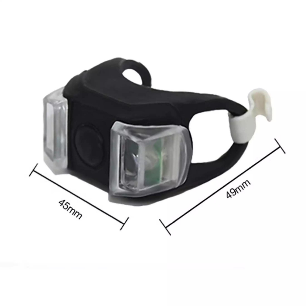 Đèn Led An Toàn Gắn Đuôi Xe Đạp, tay lái, nón bảo hiểm, báng xe - siêu sáng, tuổi thọ dài, chống nước, tăng độ an toàn khi đạp xe ban đêm Tặng que chọc sim