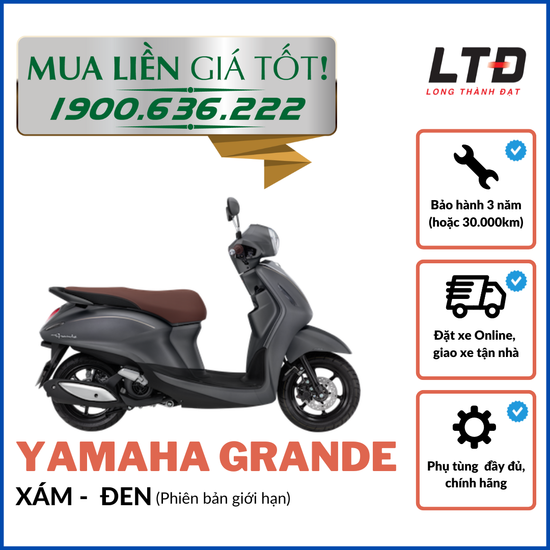 - Yamaha Grande hoàn toàn mới - Bản giới hạn