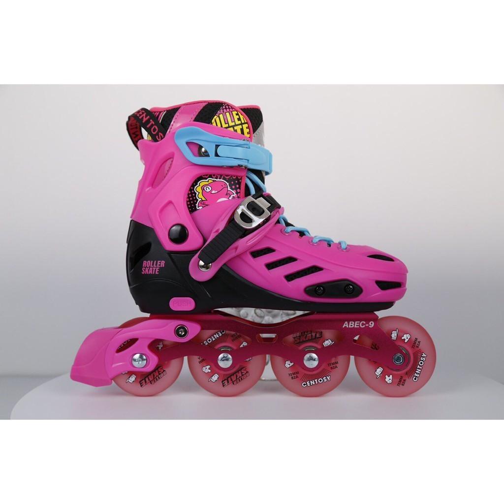 Giày trượt patin CENTOSY T-REX - Có sẵng 8 bánh đèn