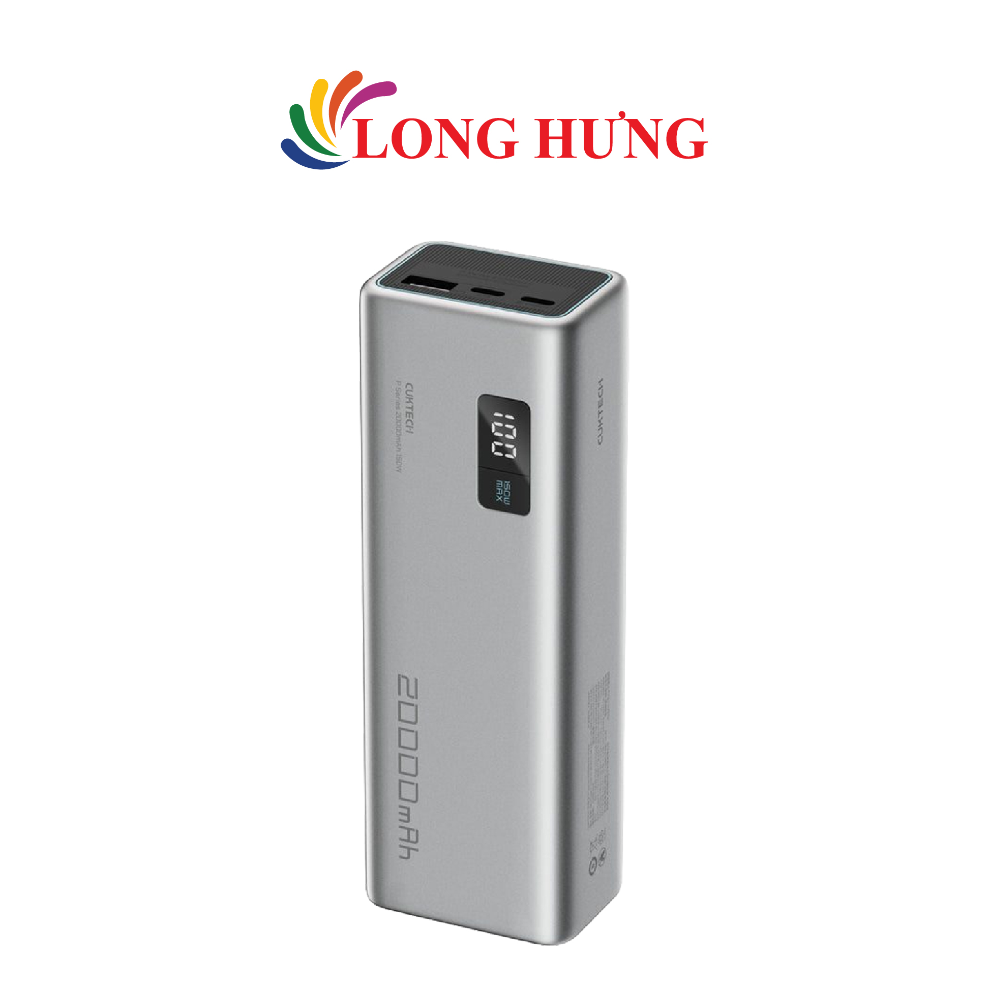 Sạc dự phòng Cuktech Power Bank 15 1USB 2Type-C 150W 20000mAh PB200P - Hàng chính hãng