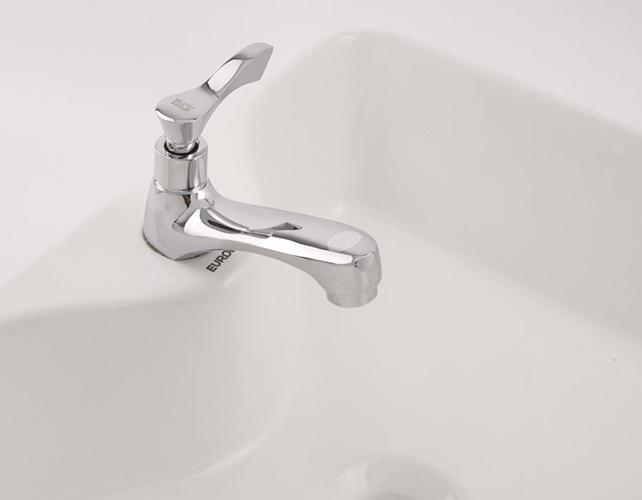 Vòi Lavabo lạnh Eurolife EL-116 (Trắng bạc)