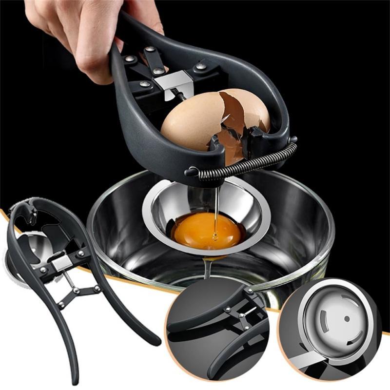 2 Bộ Nhanh Chóng Đánh Trứng Vỏ Dụng Cụ Mở Trứng Dụng Cụ Mở Trứng Dụng Cụ Mở Tách Inox 304 Bếp Tiện Ích