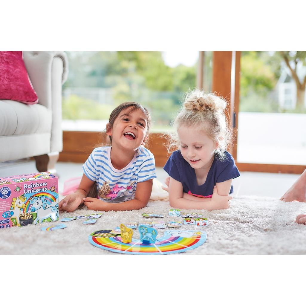 Trò chơi trí tuệ Rainbow Unicorns - Orchard Toys giúp trẻ nhận biết màu sắc, khả năng ghi nhớ