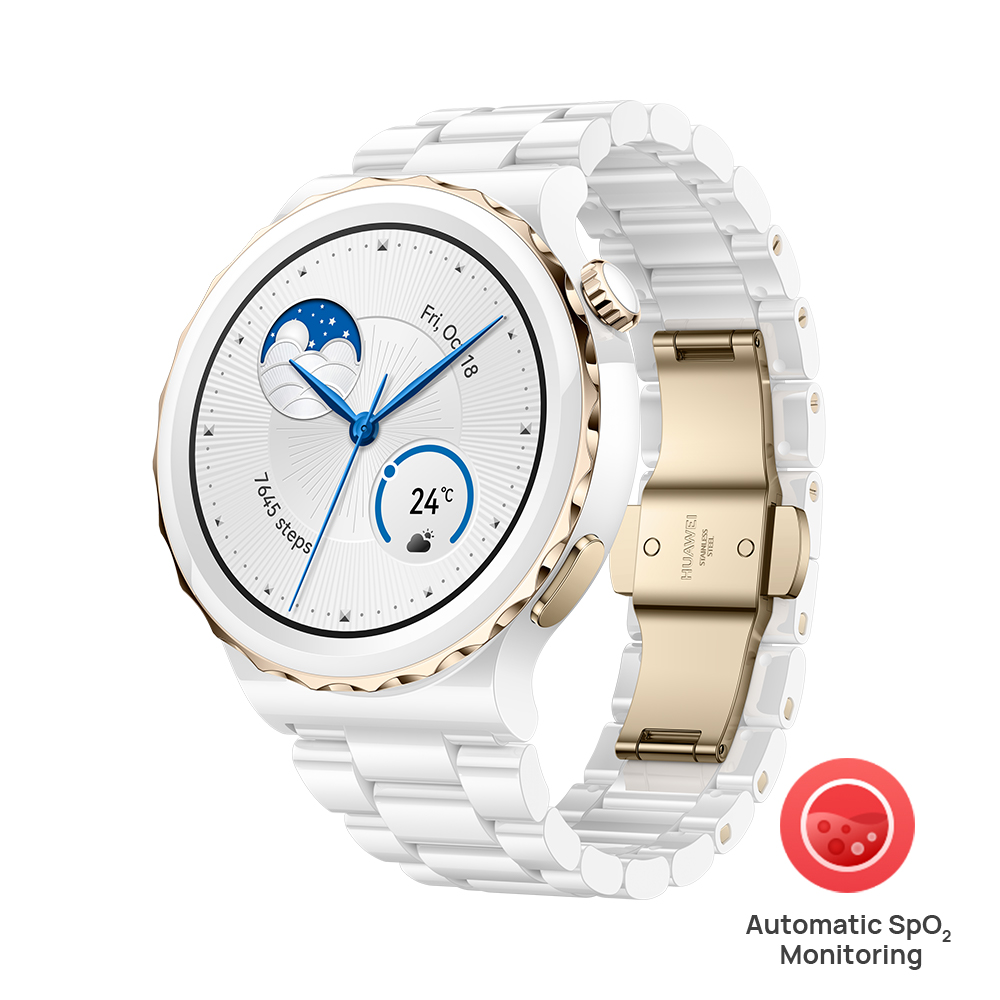 Đồng Hồ Thông Minh HUAWEI WATCH GT 3 Pro | Gốm tinh thể nano | Điện tâm đồ | Lặn tự do | Hàng Chính Hãng