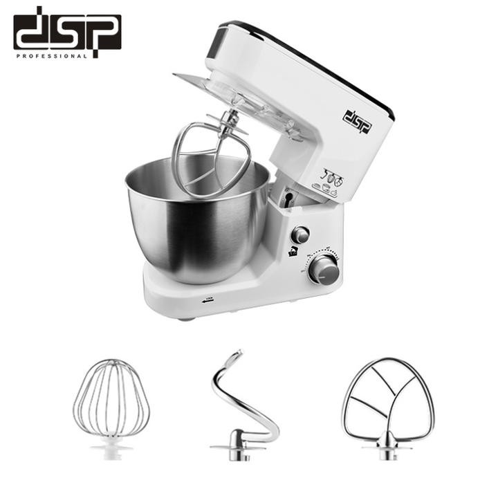 Máy trộn bột, đánh trứng DSP KM3030 dung tích 5 lít, công suất 1000W, trang bị bộ phận kiểm soát tốc độ điện tử - Hàng Nhập Khẩu