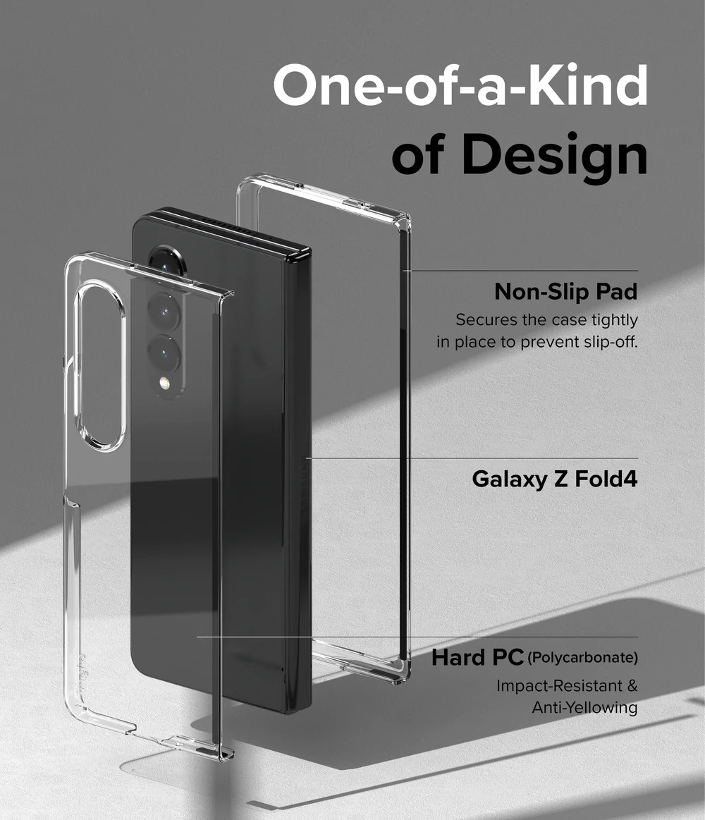 Ốp Lưng Trong Suốt Dành Cho Samsung Galaxy Z Fold 4 5G, RINGKE SLIM - Hàng Chính Hãng