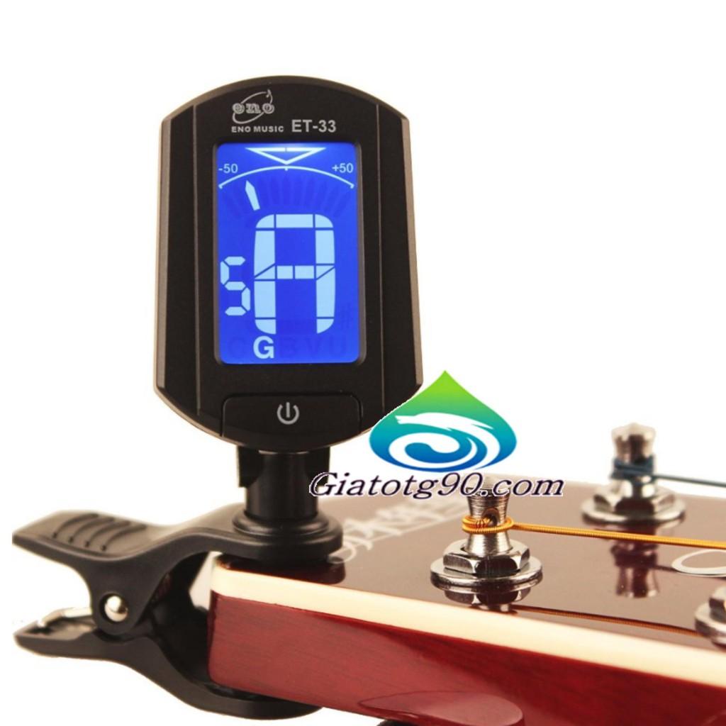 Máy lên dây đàn guitar tuner eno et-33 (đen) 206440