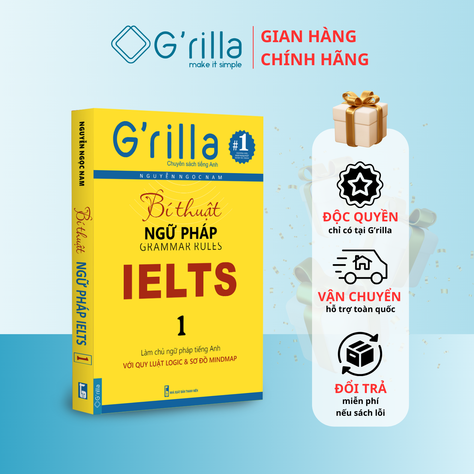 Sách - Bí thuật Ngữ pháp IELTS Grilla Tập 1