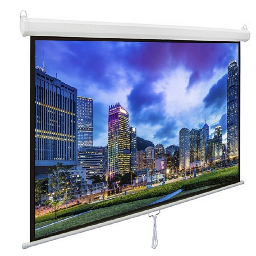 MÀN CHIẾU TREO TƯỜNG KÉO TAY TỰ CUỐN 120 INCH - 84X84 - PL84WS DALITE - HÀNG CHÍNH HÃNG