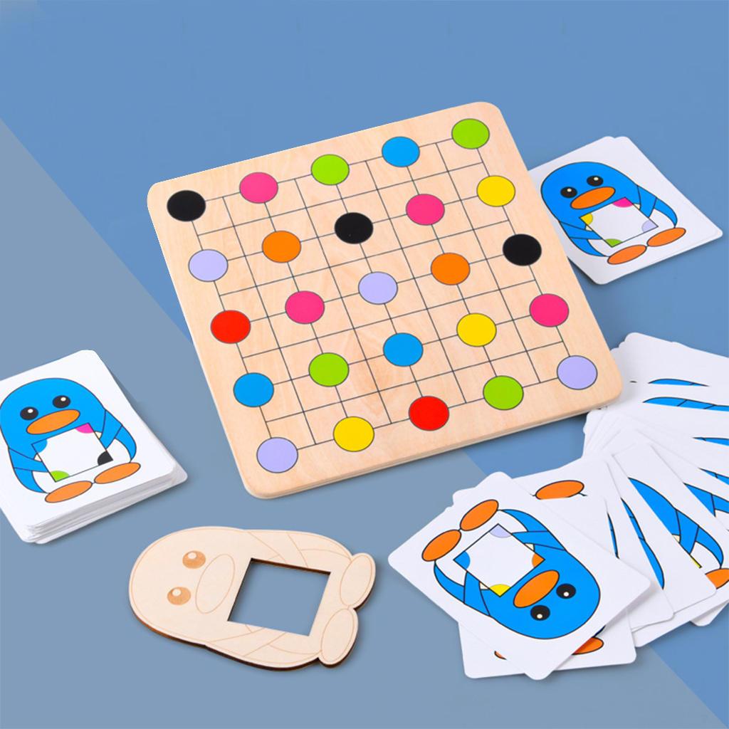 Preschool Montessori Color Find Game Logic Game Early Developmental Toys Gifts
