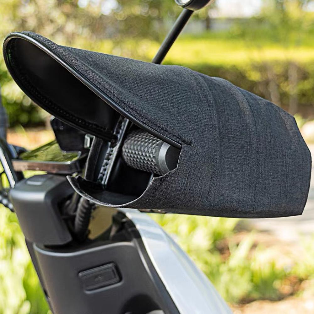 Xe Máy E-Xe Đạp Tay Lái Găng Tay Hở Ngón Mùa Hè Chống Gió Chống Nước Găng Tay Chống Nắng Thoáng Khí Handguard Đi Xe Phụ Kiện