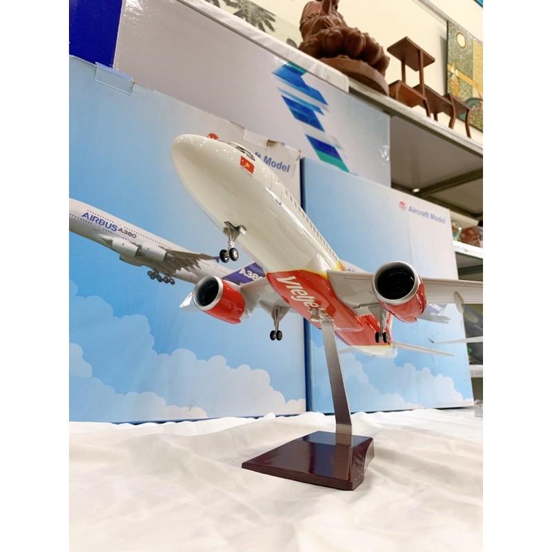 Máy bay bamboo 47cm có đèn led