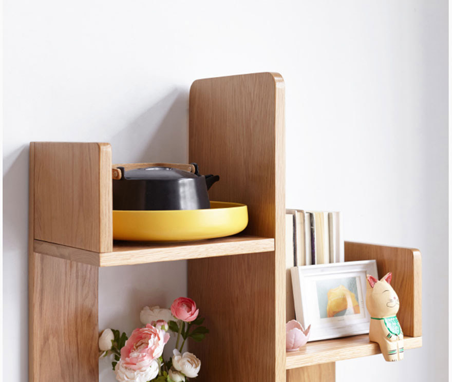 Giá sách bằng gỗ đẹp nhỏ gọn