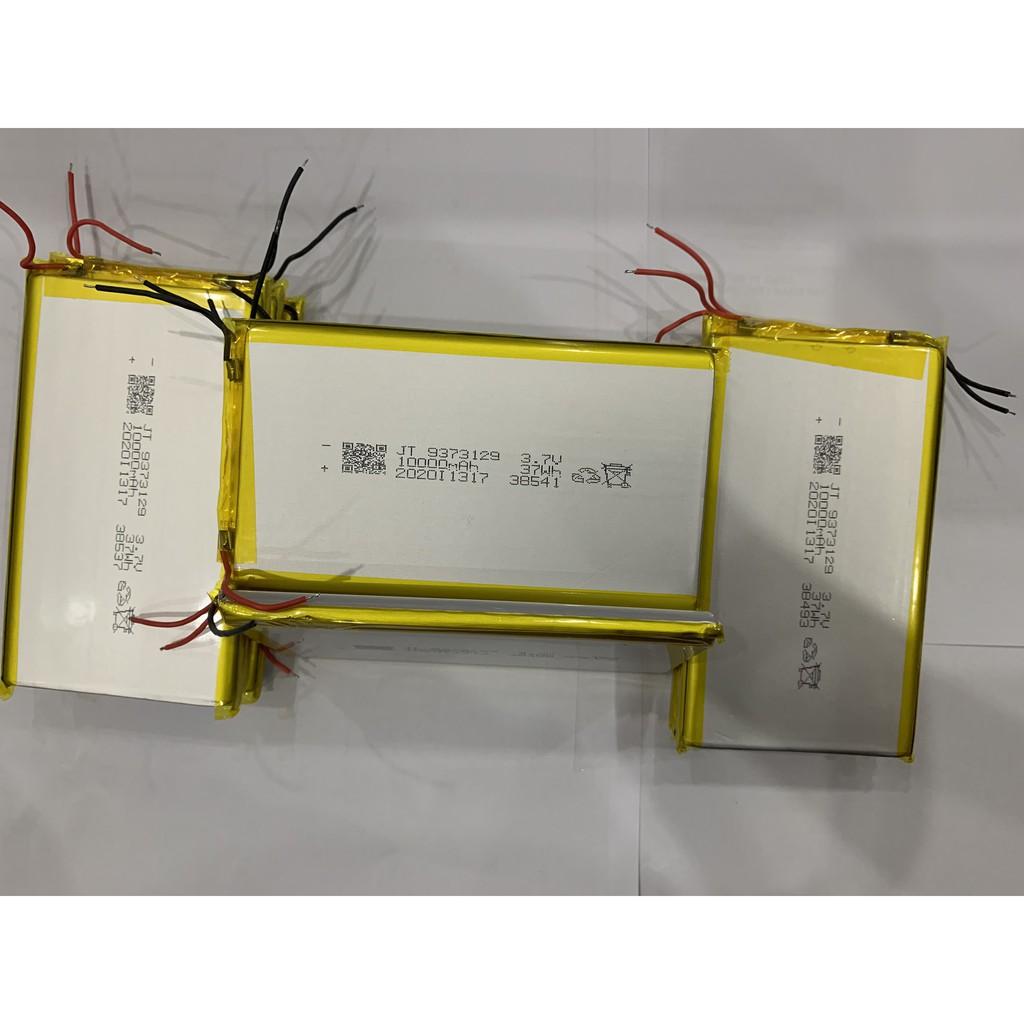 Pin Lipo- Pin lithium polymer 9373129- 10000mAh mới chuẩn dung lượng