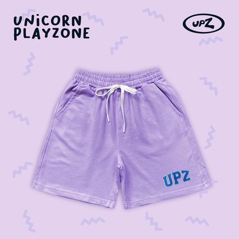 UPZ Quần Shorts Thun Thêu Chữ UPZ