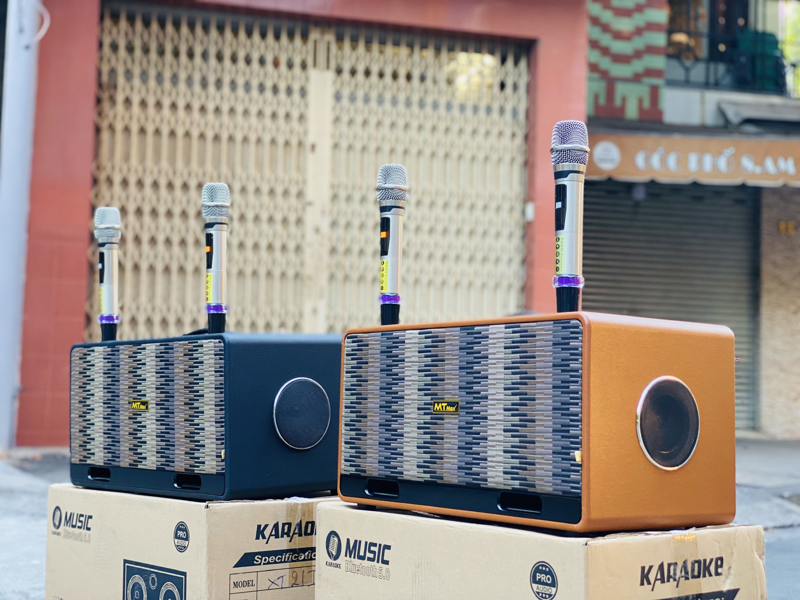 [ Tặng Kèm 2 Micro ] Loa Karaoke Mới Nhất 2024 - MTMAX DK04 - Hệ Thống 6 Loa 3 Đường Tiếng Công Suất Lớn 500W, Bass Đôi 2 Tấc, Âm Thanh Mạnh Mẽ Bảo, Hành Chính Hãng 12 Tháng, Hàng Chính Hãng