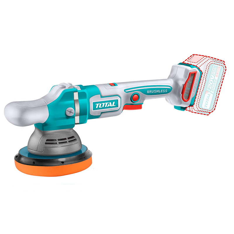 MÁY ĐÁNH BÓNG KHÔNG CHỐI THAN DÙNG PIN 20V (KHÔNG KÈM PIN &amp; SẠC) TOTAL TAPLI2015 - HÀNG CHÍNH HÃNG