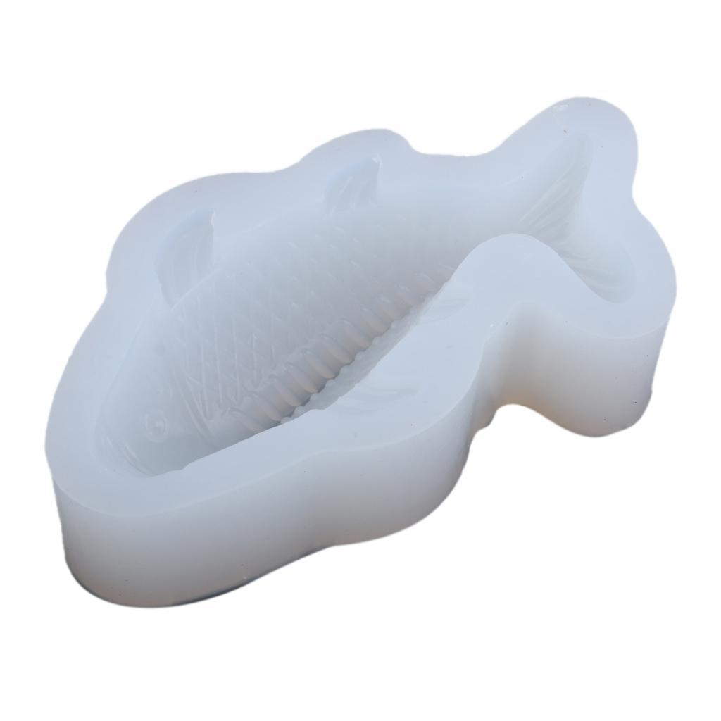 Fish Silicone Molds Mould for Soap, Ice Cube, Jello Shot, Chocolate, Polymer Clay, Plaster