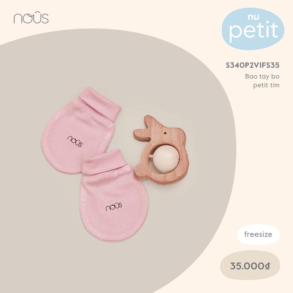 Phụ kiện NOUS - Set bao tay bao chân sơ sinh cho bé - Chất liệu Nu Petit 95% cotton thiên nhiên