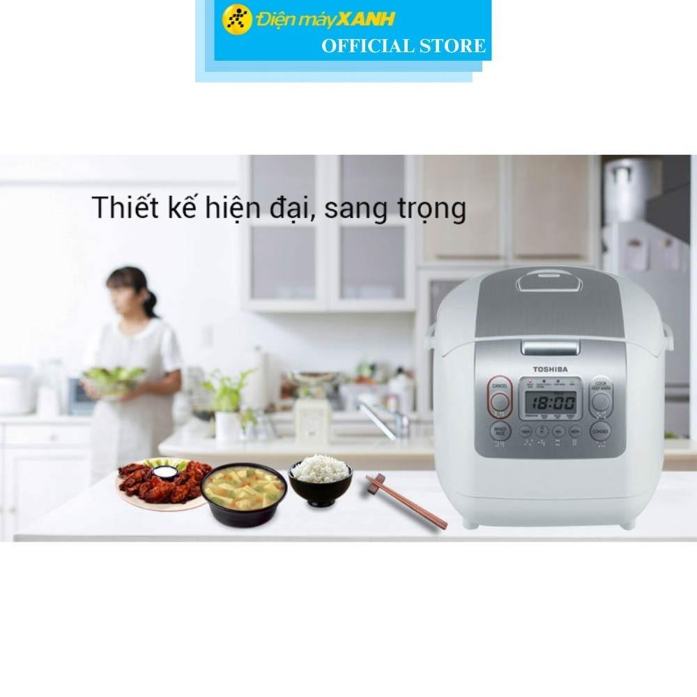 Nồi cơm điện tử Toshiba 1.8 lít RC-18NMFVN(WT) - Hàng chính hãng