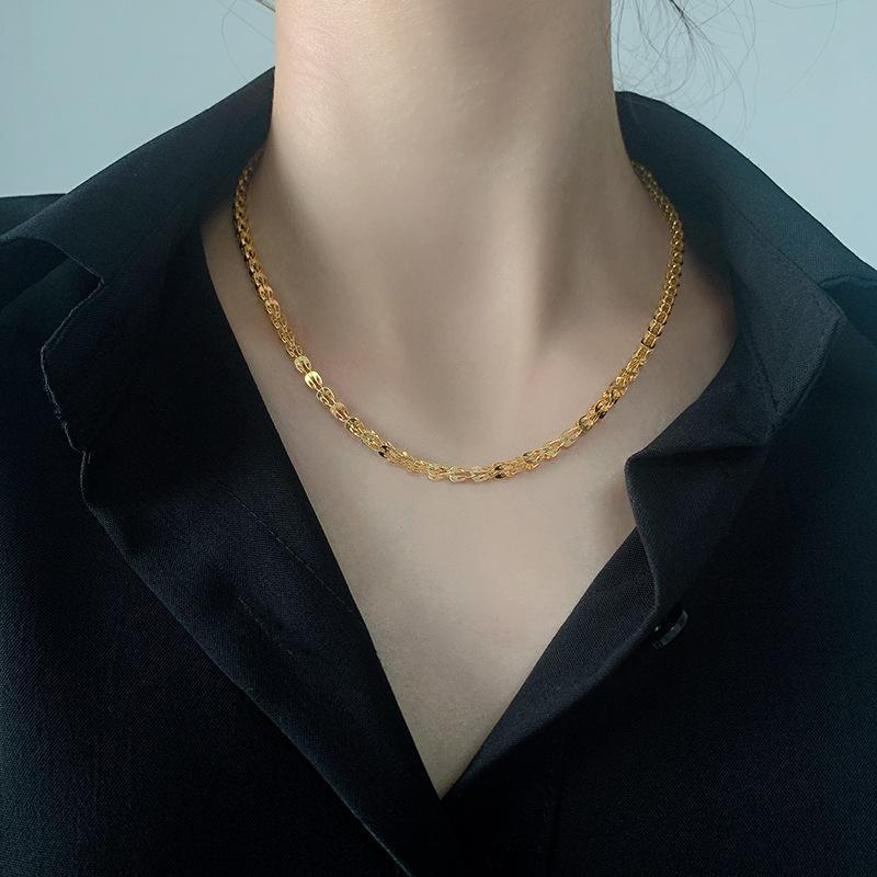 Dây chuyền nữ - Vòng cổ nữ titan thời trang đuôi phụng thép không gỉ trangsucpt có 3 màu sắc