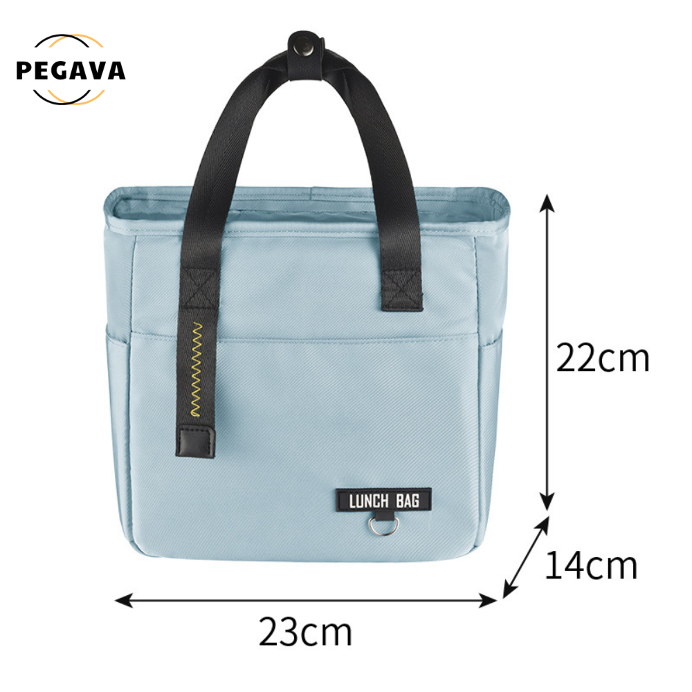 Túi Đựng Hộp Cơm Giữ Nhiệt PEGAVA Hộp Đựng Cơm Văn Phòng Chống Thấm Nước Lunch Bag RH254