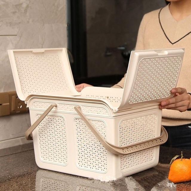 Làn nhựa, giỏ nhựa đựng đồ cho bé 2604