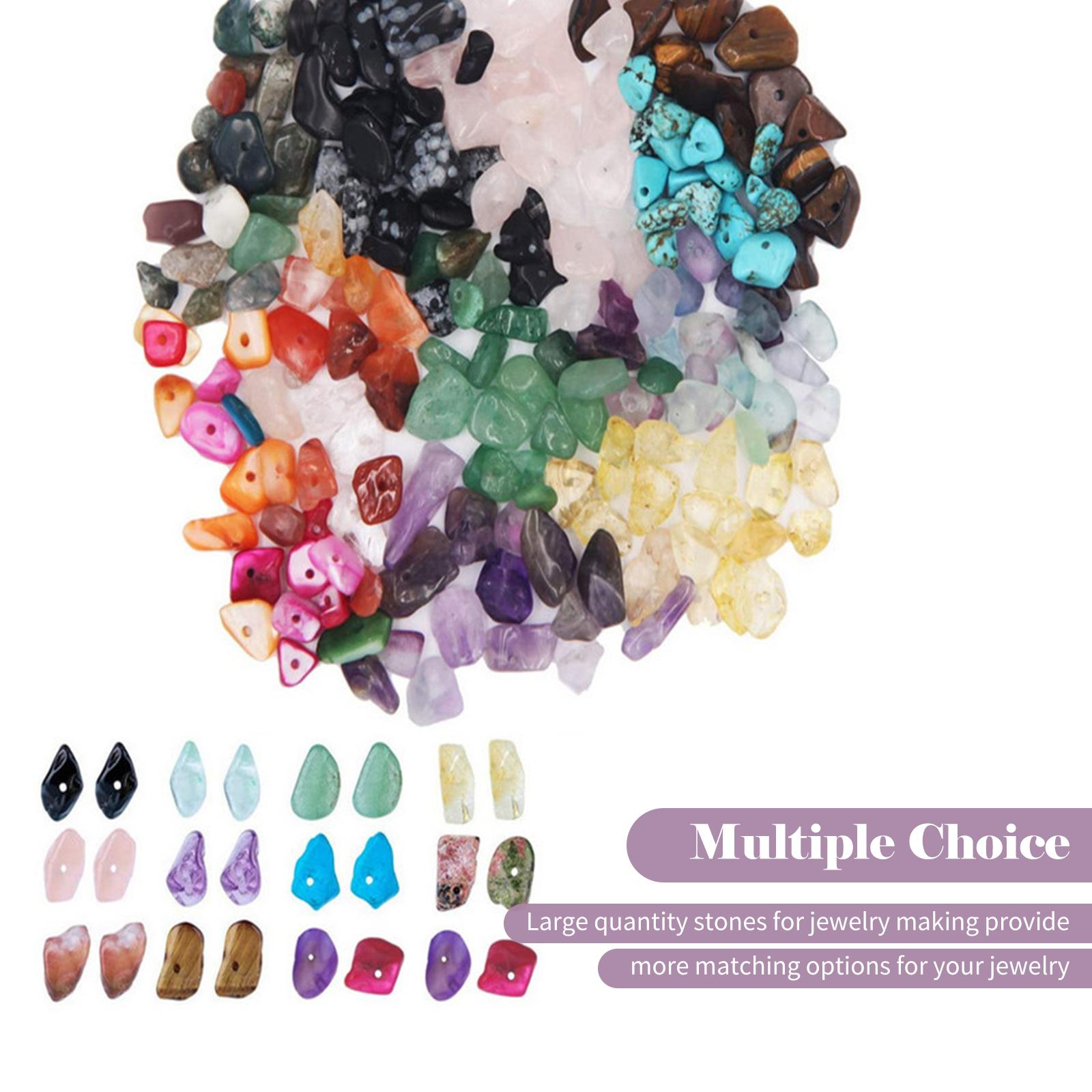 Bộ Dụng Cụ Làm Đồ Trang Sức Pha Lê Tự Làm Với 15 Lưới Pha Lê Hạt Đá Quý Hoa Tai Kl1048