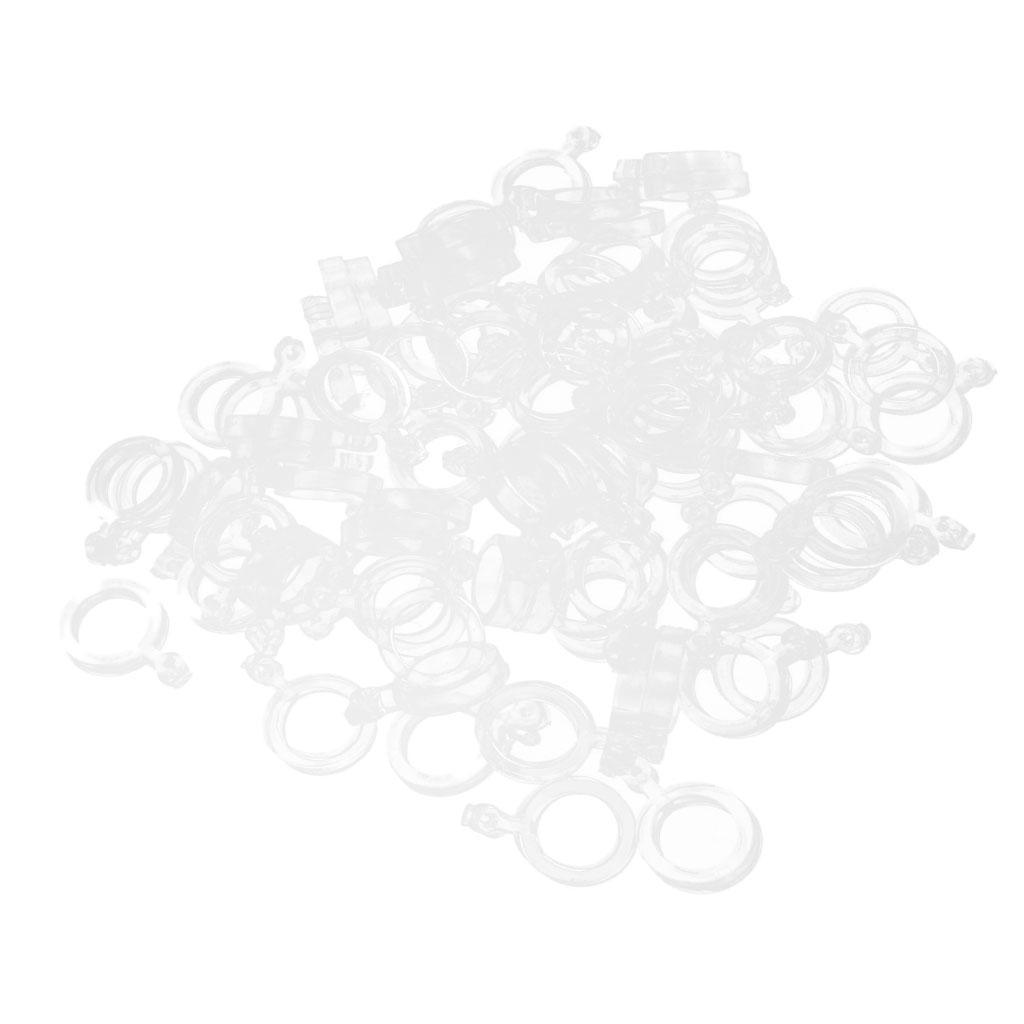 200pcs Elastic Baitbands for Carp fishing Pellets Bait Bands Transparent Rubber Rings Baits Bander Holder Boilie Stops