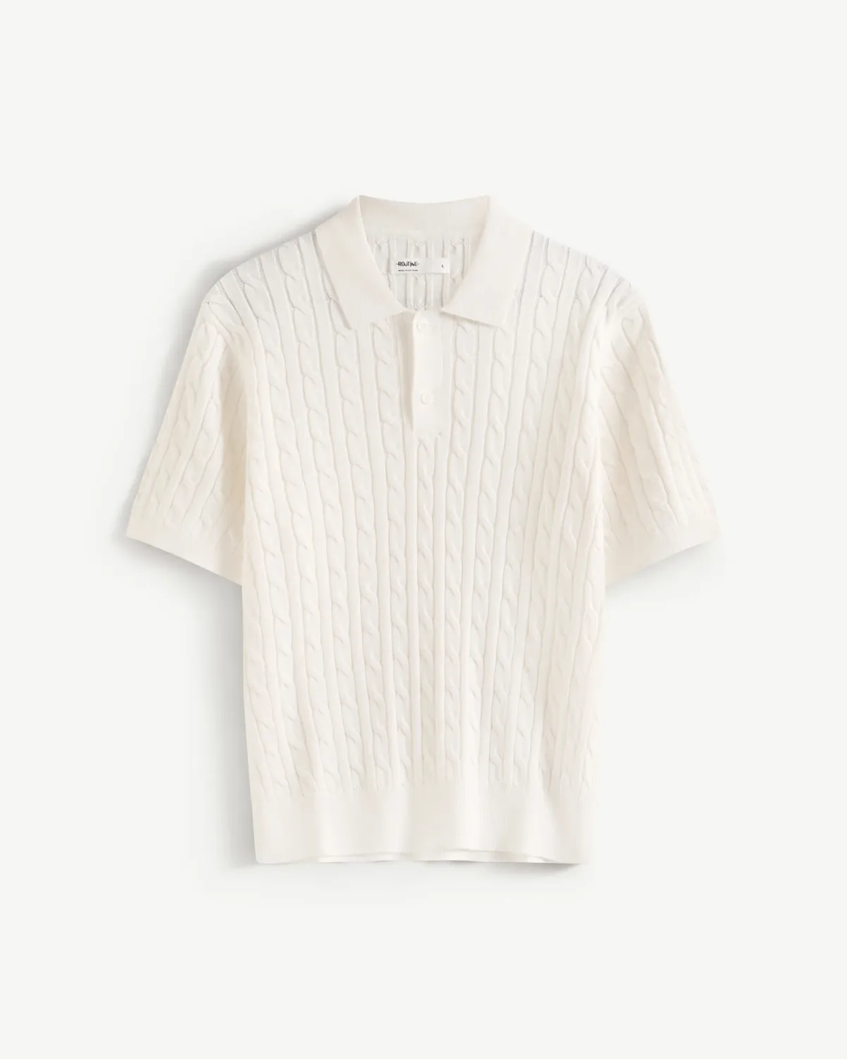 Áo polo dệt kim nam vặn thừng Form Fitted - ROUTINE 10S26KNI016